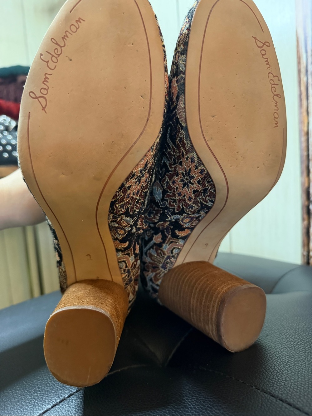 Sam Edelman Corra Tapestry Heeled Boot • Size 9 - Picture 2 of 5